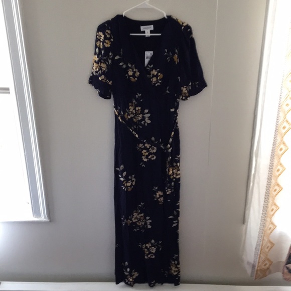 NWT Motherhood Maternity Maxi Dress, floral - Picture 2 of 6
